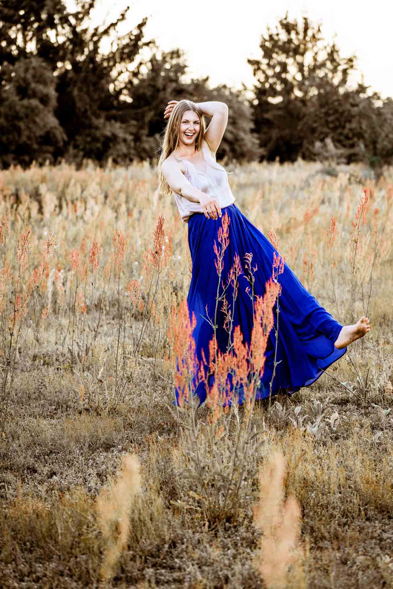 Fotoshootings im Feld in Trebur, Groß-Gerau, Hessen