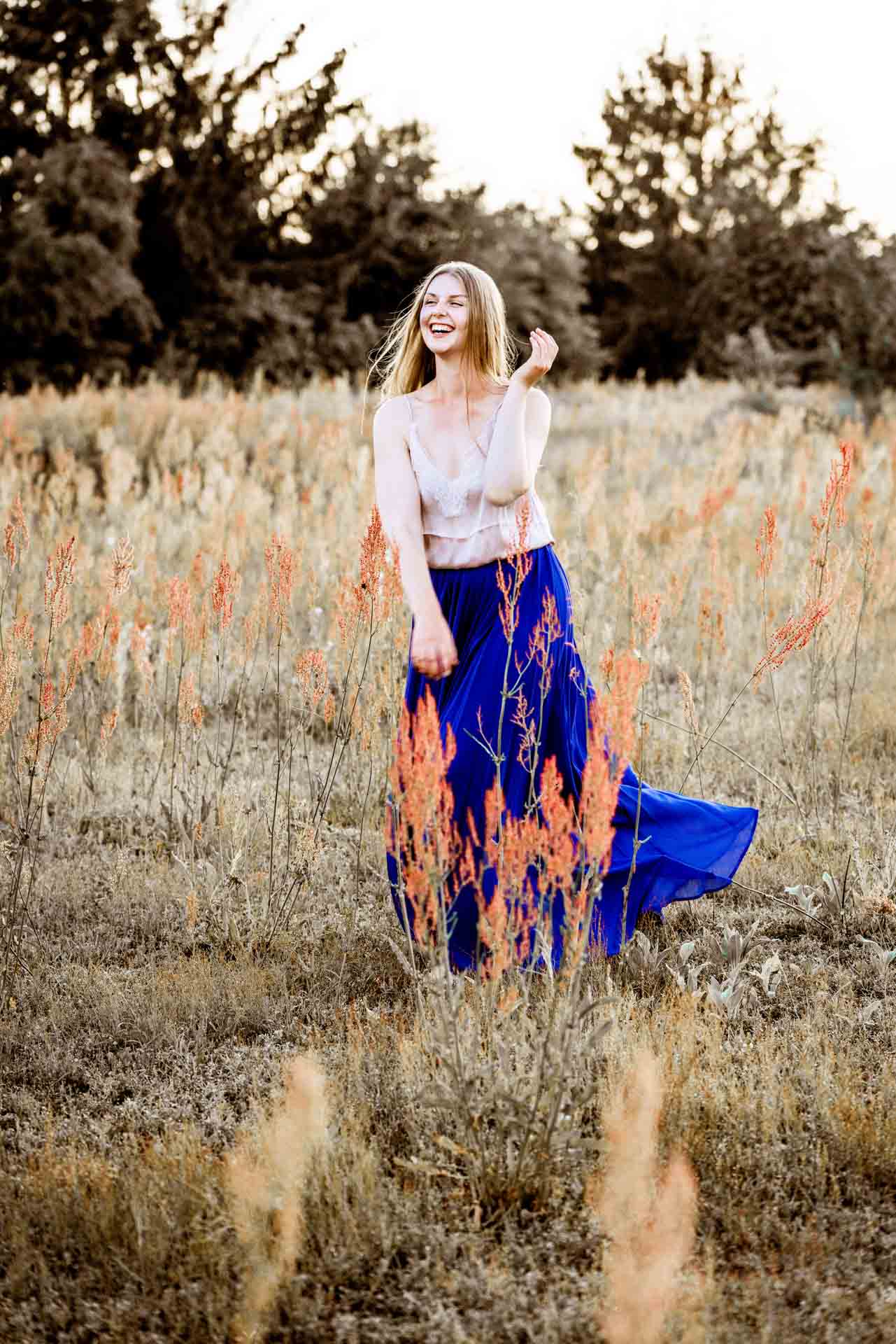 Fotoshootings im Feld in Trebur, Groß-Gerau, Hessen