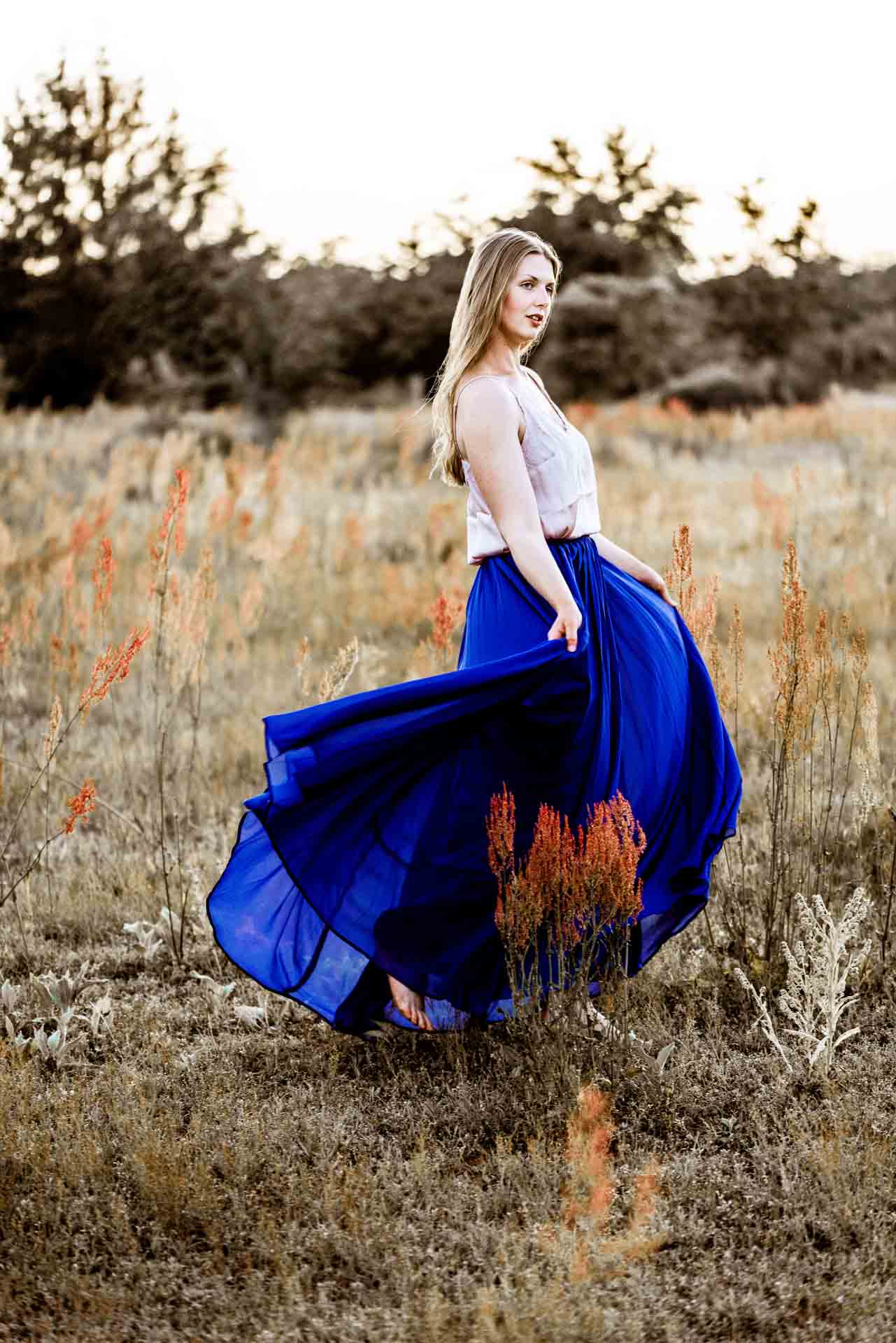 Fotoshootings im Feld in Trebur, Groß-Gerau, Hessen