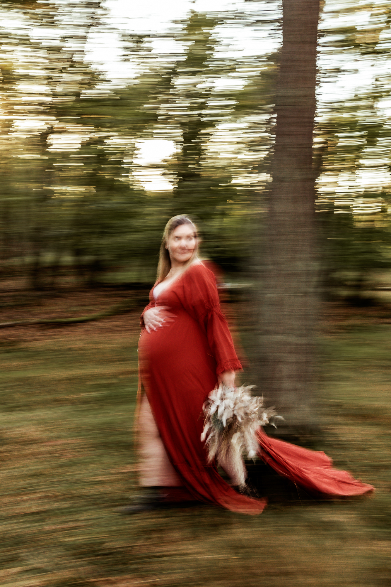 Babybauchshooting Wald Hessen