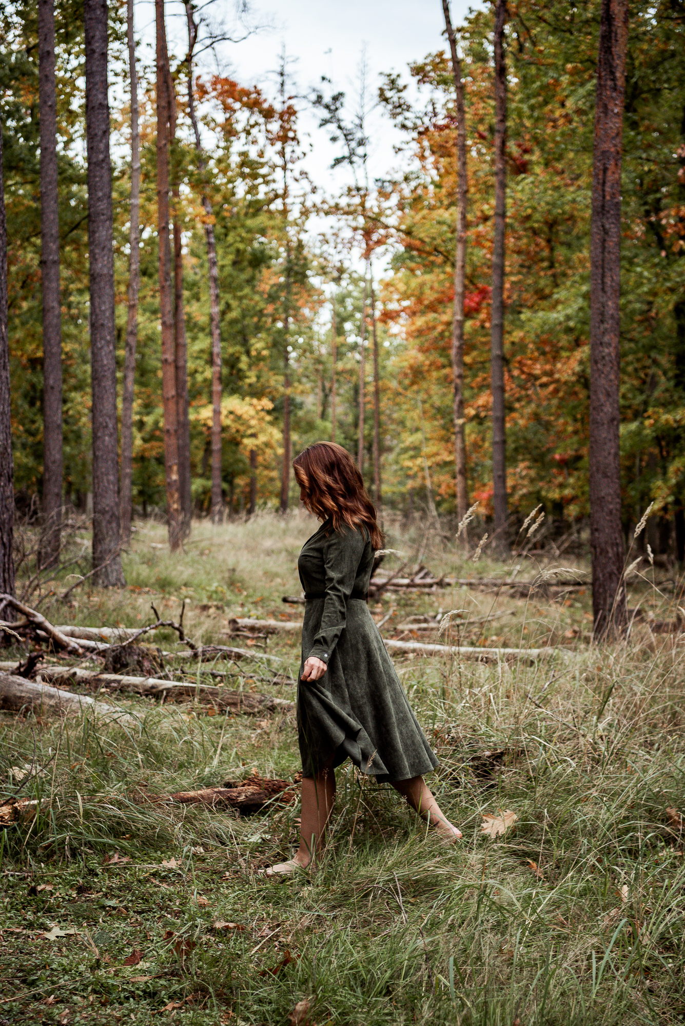 Fotoshootings im Herbst in der Natur Hessen, Groß-Gerau, Nauheim, Trebur